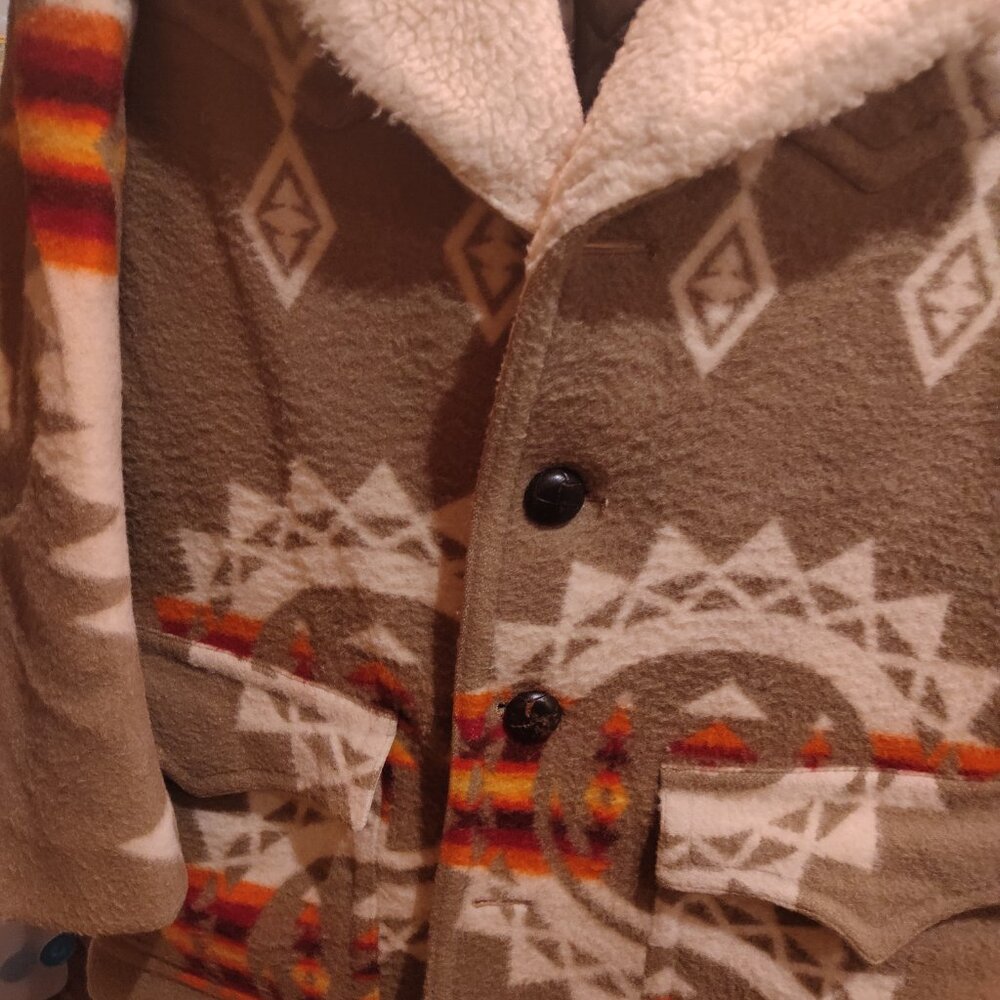 Pendleton Vintage High Grade Western Wear Coat 1970's - Picture 8 of 10